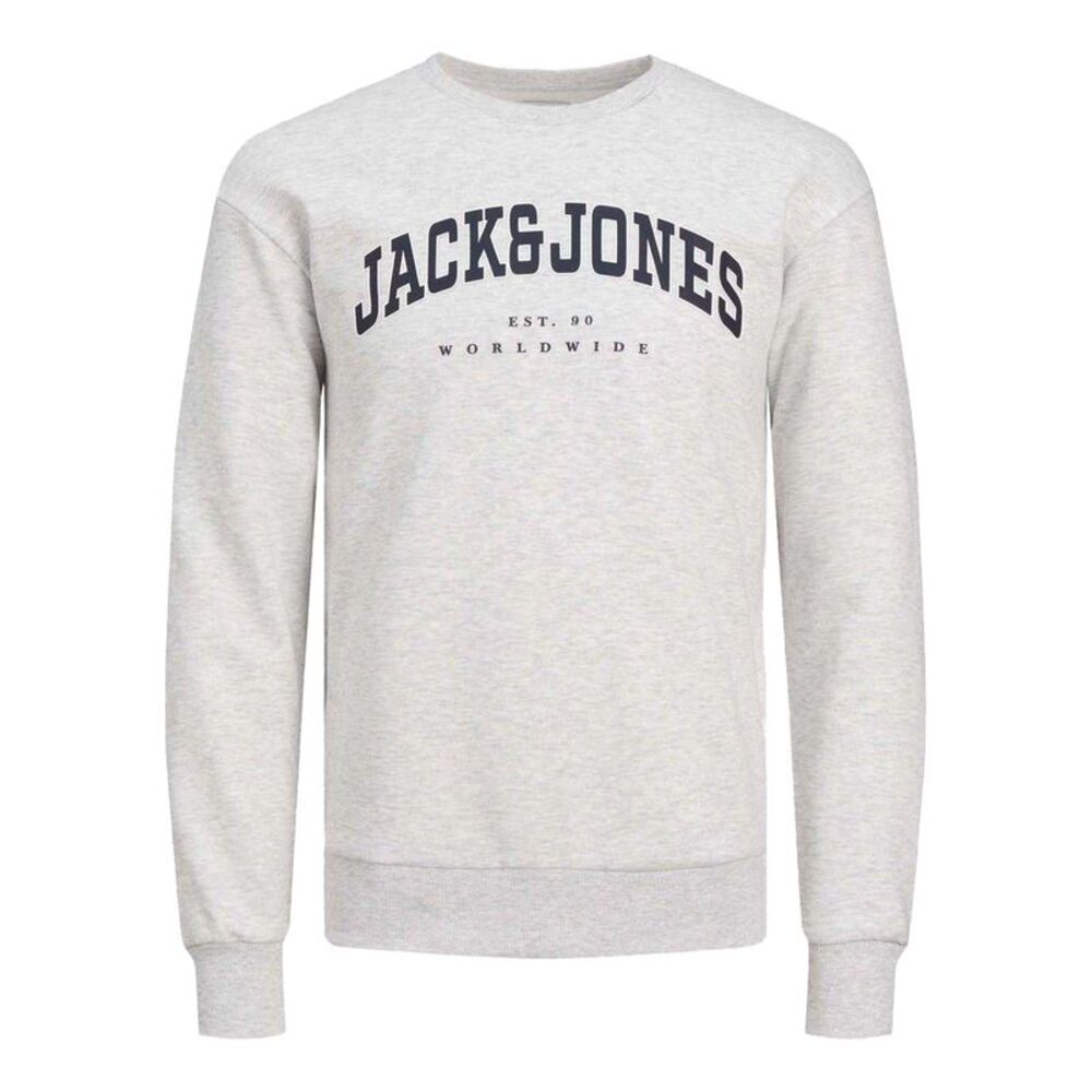Jack And Jones Childrens/Kids Logo Sweatshirt / White Melange